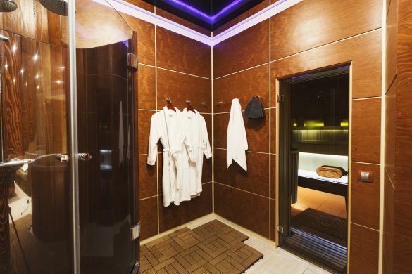 луксозна баня с подов сифон